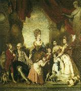 Sir Joshua Reynolds the marlborough family oil painting reproduction